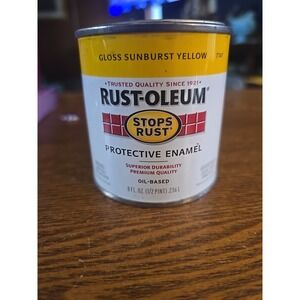 Rust-Oleum 7747730 Stops Rust 8 Fl Oz (Pack of 1), Gloss Sunburst Yellow